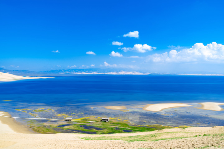 位於大陸內陸的青海，擁有面積廣袤的湖泊。　圖：Shutterstock╱來源