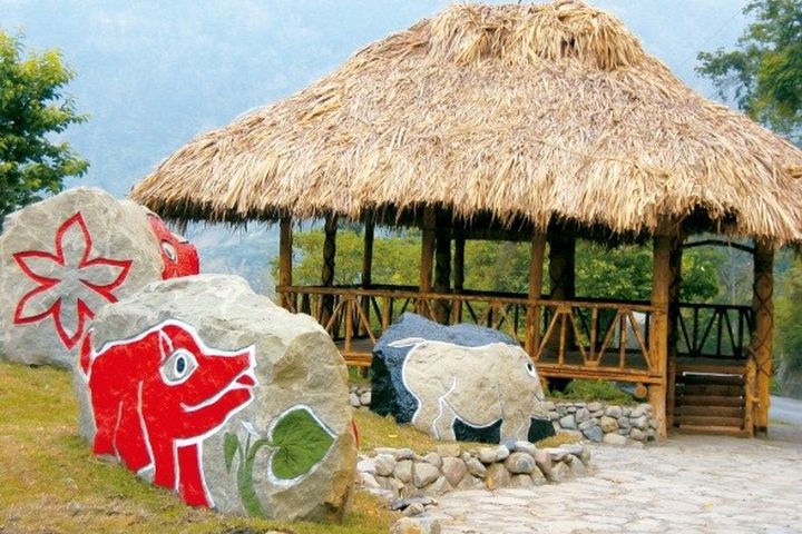來吉部落彩繪。　圖：阿里山國家風景區管理處／提供