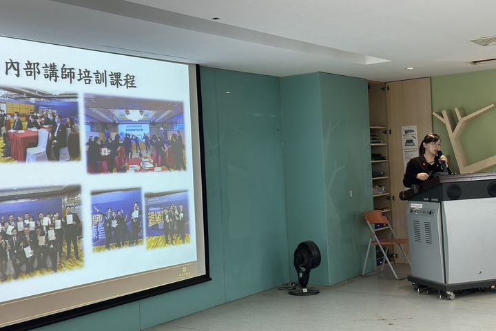 ▲企業至中信科大介紹工作內容與公司福利。　圖：中信科大／提供