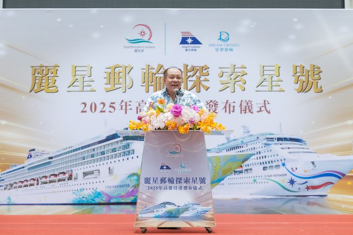 ▲麗星夢郵輪銷售聯盟會長暨台灣國際郵輪協會榮譽理事長吳勛豐。　圖：麗星郵輪／提供