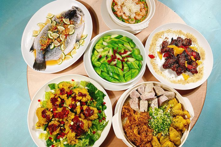 ▲力麗儷山林會館 日月潭館，以日月潭湖光節奏為靈感，設計出「魚藻食光宴」。　圖：力麗觀光／提供