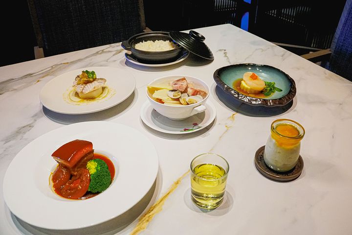 ▲ 日月潭力麗溫德姆溫泉酒店 邵 中餐廳，推出「貴妃餐」系列料理。　圖：力麗觀光／提供