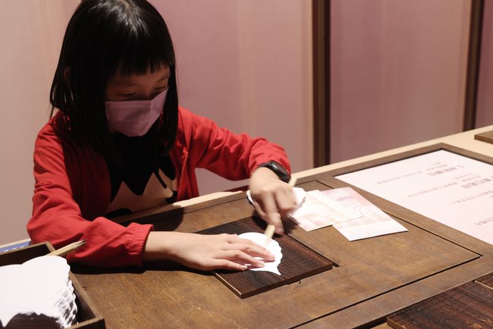 ▲展場設置多項互動裝置，增添觀展樂趣。　圖：中台世界博物館／提供