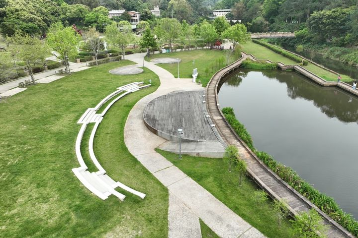 ▲慈湖園區進行設施環境優化工程，榮獲2024年桃園市政府工程金品獎(佳作獎)及2024年中華民國景觀學會景觀大獎（佳作獎）之肯定。　圖：桃園市政府風景區管理處／提供