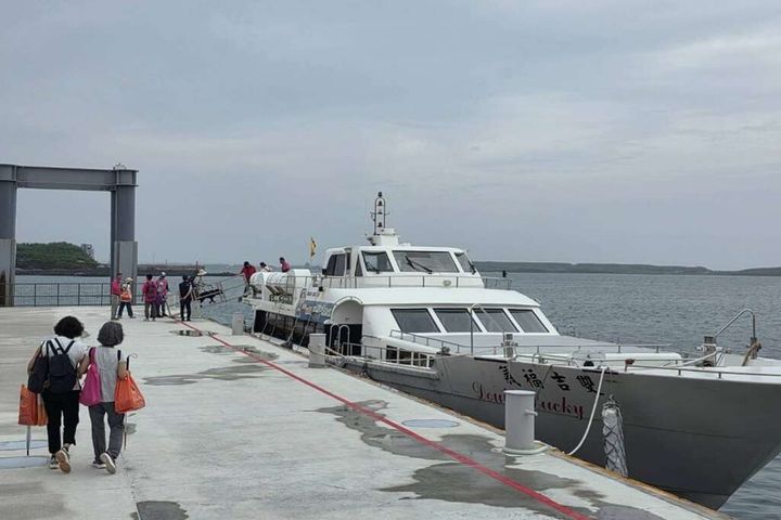 安平馬公觀光船——馬公港碼頭。　圖：台南市政府觀光旅遊局／提供
