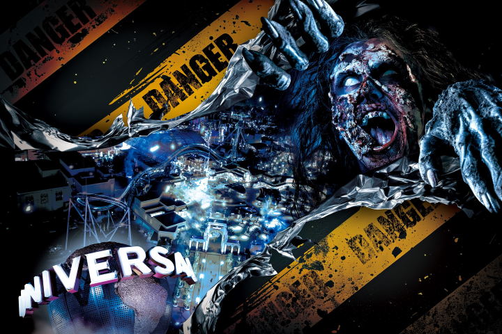 今年萬聖節 USJ 將徹夜狂歡。　圖：TM & © 2025 Universal Studios. All rights reserved.日本環球影城／提供