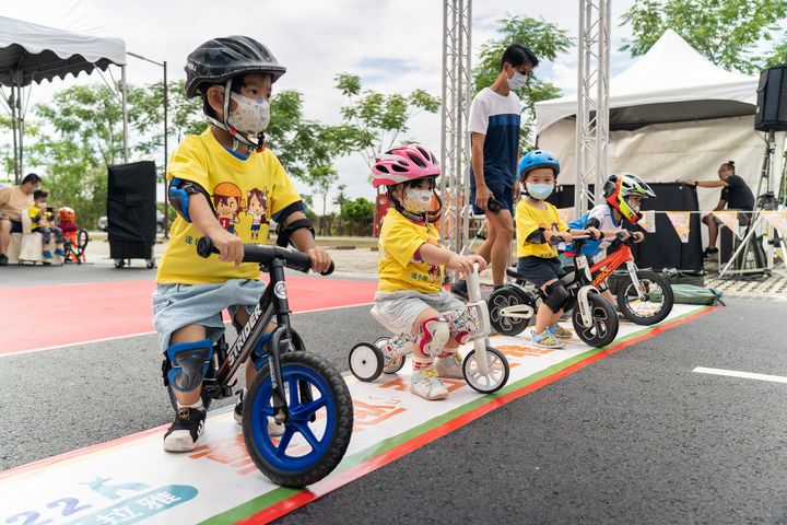 ▲兒童滑步車比賽。　圖：西拉雅國家風景區管理處／提供