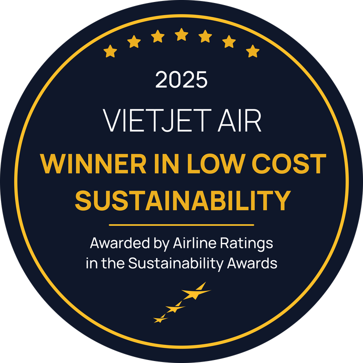 ▲越捷航空榮獲「2025全球永續發展大獎」。　圖：越捷航空／提供